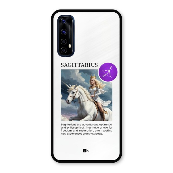 Sparkling Sagittarius Metal Back Case for Realme 7