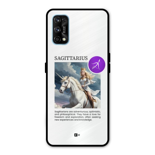 Sparkling Sagittarius Metal Back Case for Realme 7 Pro