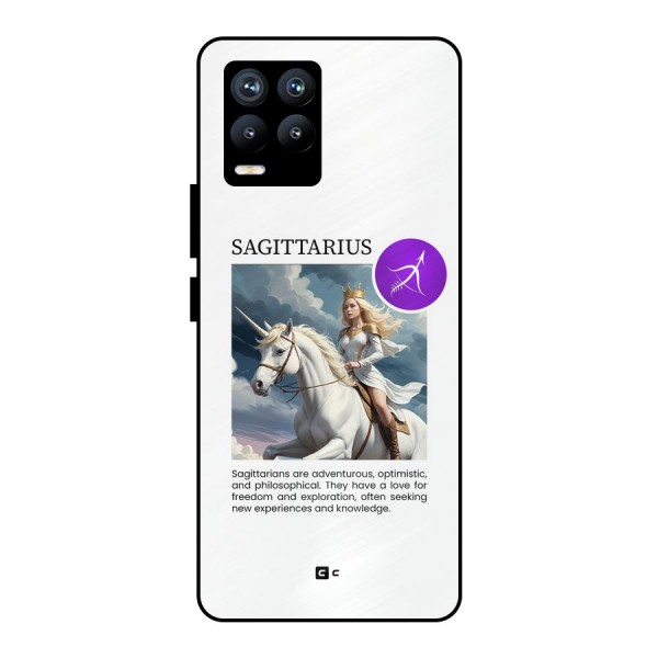 Sparkling Sagittarius Metal Back Case for Realme 8