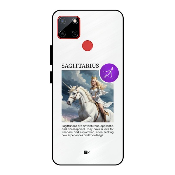 Sparkling Sagittarius Metal Back Case for Realme C12