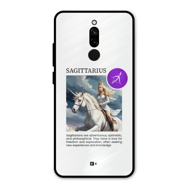 Sparkling Sagittarius Metal Back Case for Redmi 8