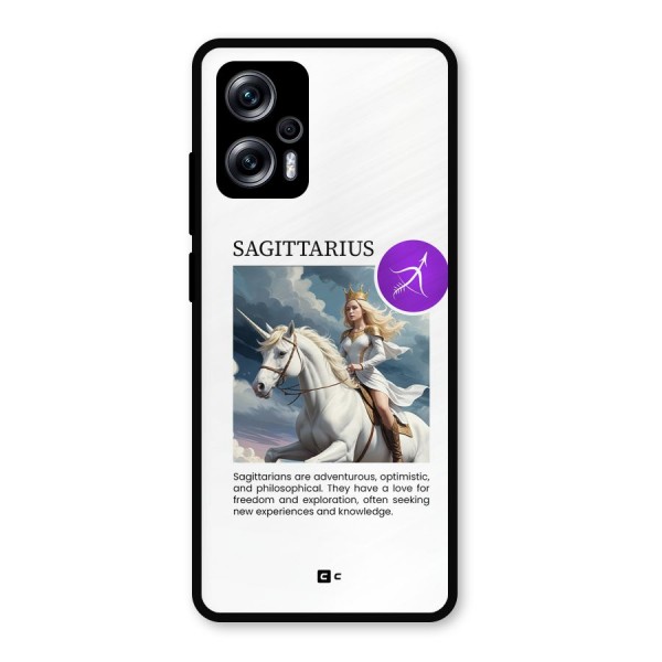 Sparkling Sagittarius Metal Back Case for Redmi K50i