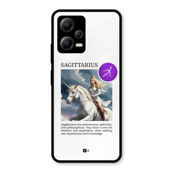 Sparkling Sagittarius Metal Back Case for Redmi Note 12 5G