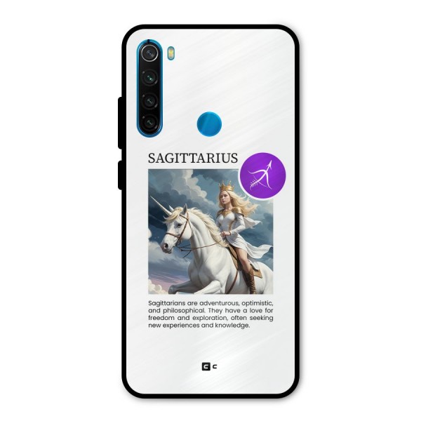 Sparkling Sagittarius Metal Back Case for Redmi Note 8