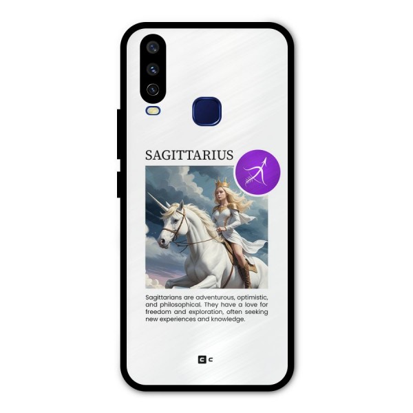 Sparkling Sagittarius Metal Back Case for Vivo V17