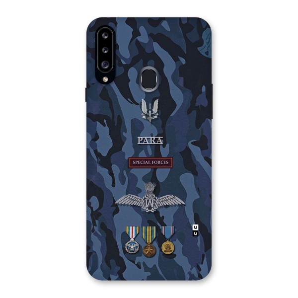 Special Forces Badge Back Case for Galaxy A20s