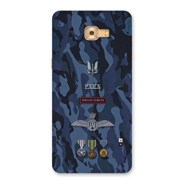 Special Forces Badge Back Case for Galaxy C9 Pro