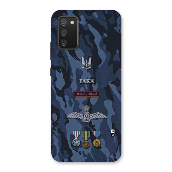 Special Forces Badge Back Case for Galaxy F02s