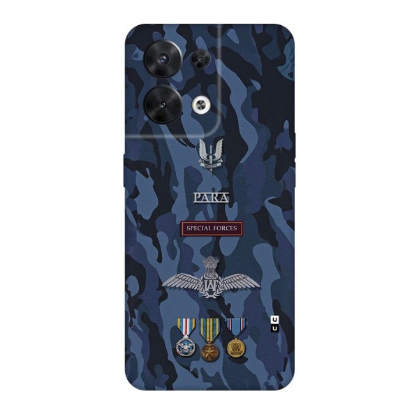 Special Forces Badge Back Case for Oppo Reno8 5G