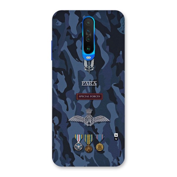 Special Forces Badge Back Case for Poco X2