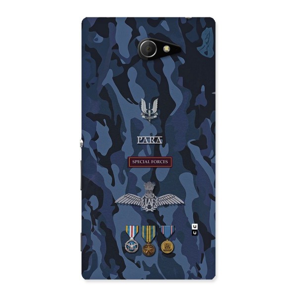 Special Forces Badge Back Case for Xperia M2