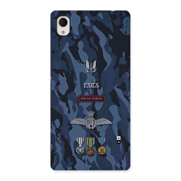 Special Forces Badge Back Case for Xperia M4 Aqua