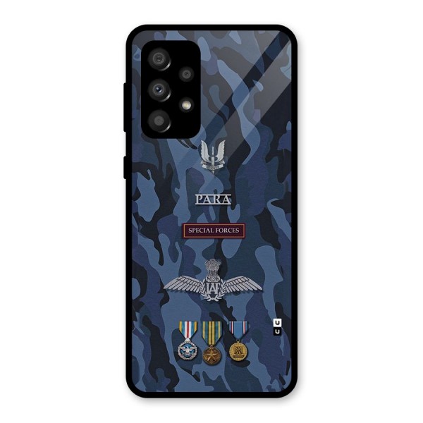 Special Forces Badge Glass Back Case for Galaxy A32