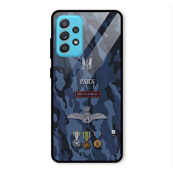 Special Forces Badge Glass Back Case for Galaxy A52