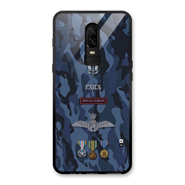 Special Forces Badge Glass Back Case for OnePlus 6