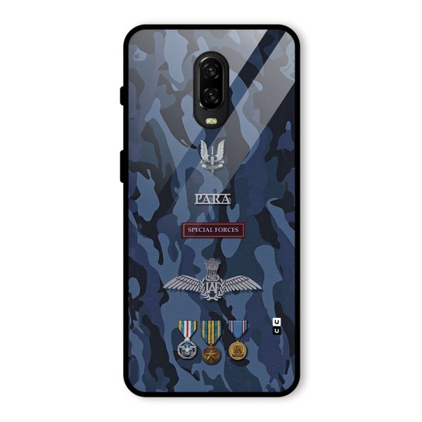 Special Forces Badge Glass Back Case for OnePlus 6T