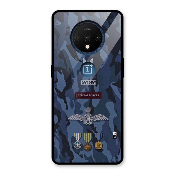 Special Forces Badge Glass Back Case for OnePlus 7T