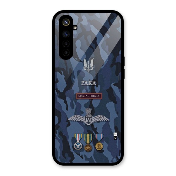 Special Forces Badge Glass Back Case for Realme 6