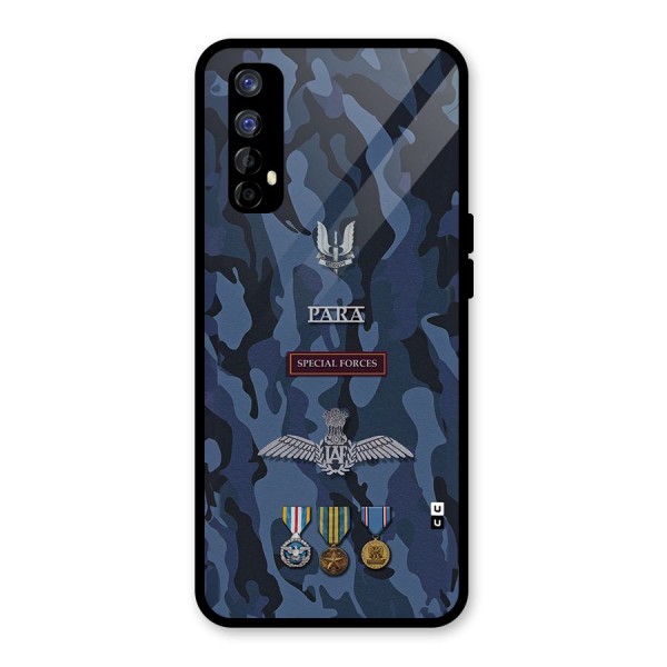 Special Forces Badge Glass Back Case for Realme 7