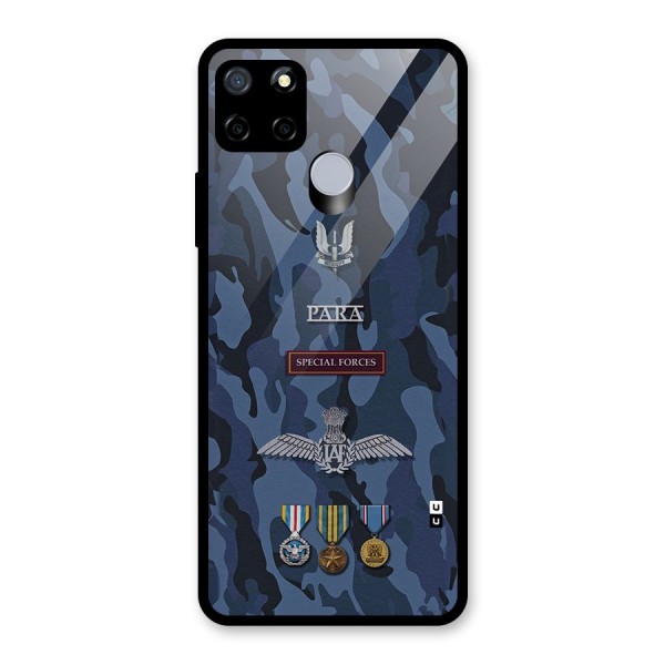 Special Forces Badge Glass Back Case for Realme C15