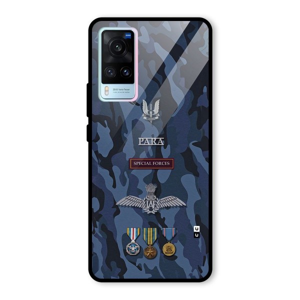 Special Forces Badge Glass Back Case for Vivo X60
