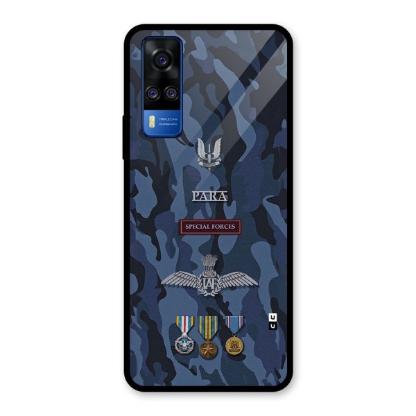 Special Forces Badge Glass Back Case for Vivo Y51