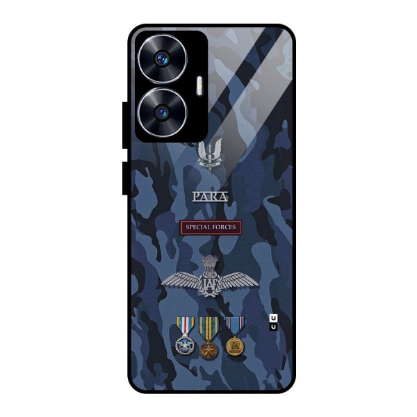 Special Forces Badge Glass Back Case for realme C55