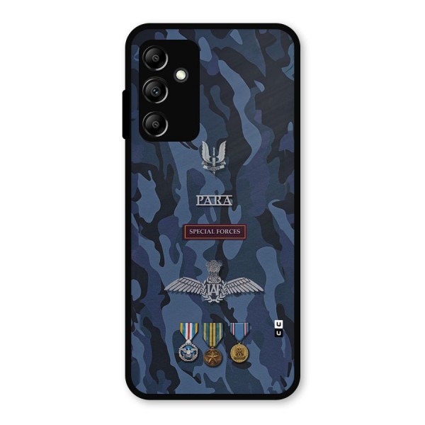Special Forces Badge Metal Back Case for Galaxy A14 5G
