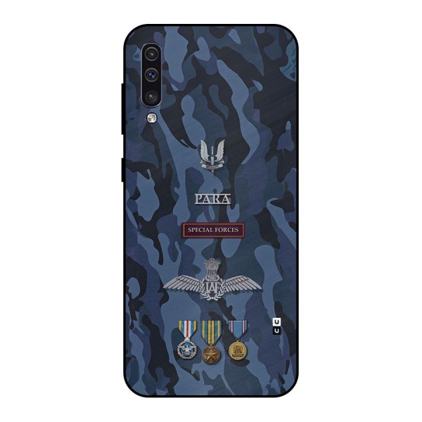 Special Forces Badge Metal Back Case for Galaxy A50s