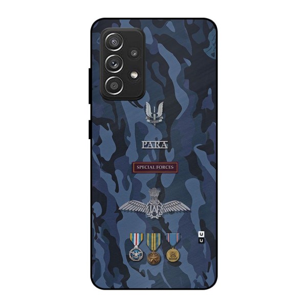 Special Forces Badge Metal Back Case for Galaxy A52