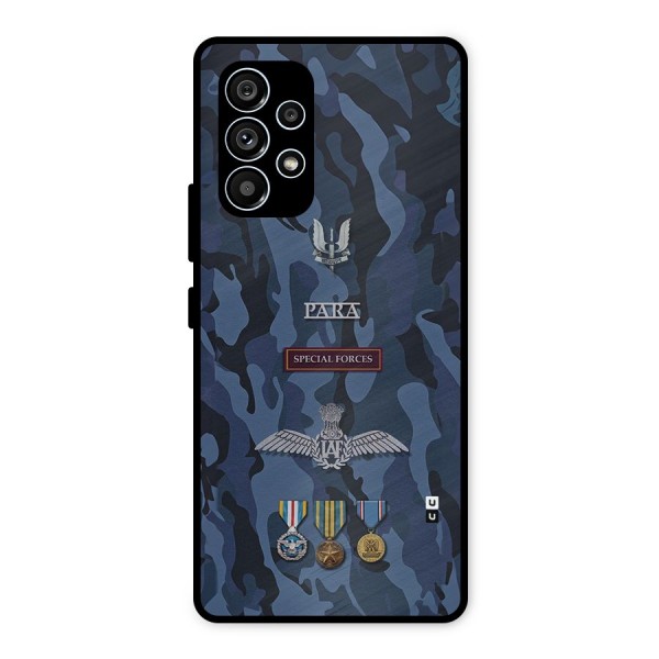 Special Forces Badge Metal Back Case for Galaxy A53 5G