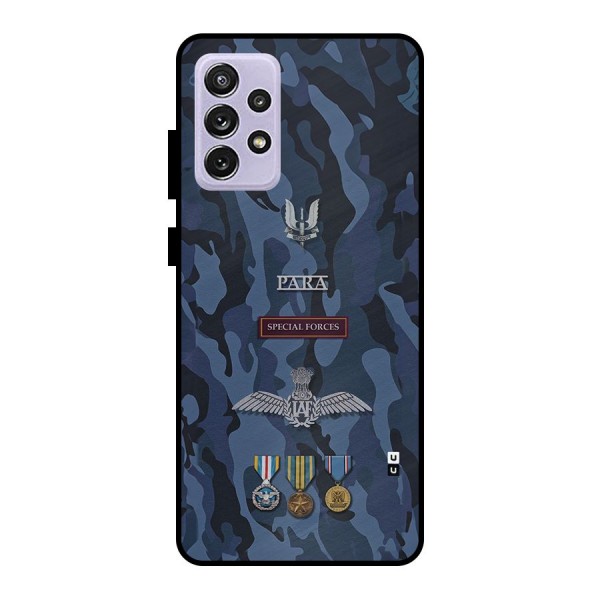 Special Forces Badge Metal Back Case for Galaxy A72