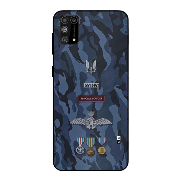 Special Forces Badge Metal Back Case for Galaxy F41