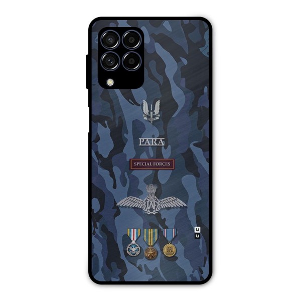 Special Forces Badge Metal Back Case for Galaxy M53 5G