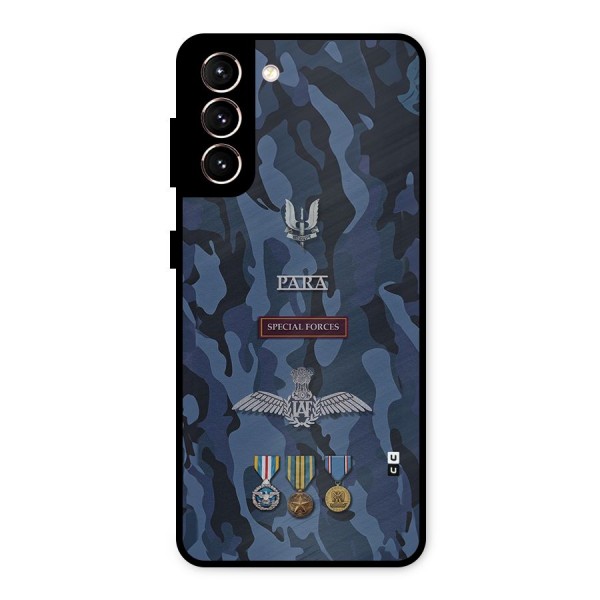 Special Forces Badge Metal Back Case for Galaxy S21 5G