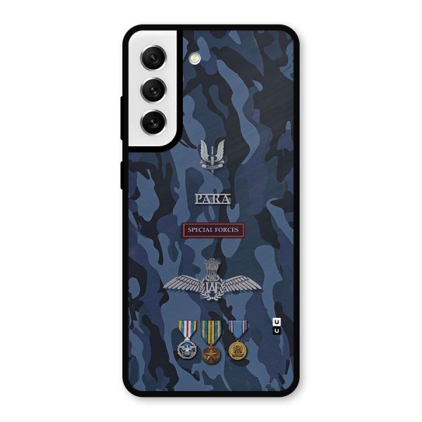 Special Forces Badge Metal Back Case for Galaxy S21 FE 5G