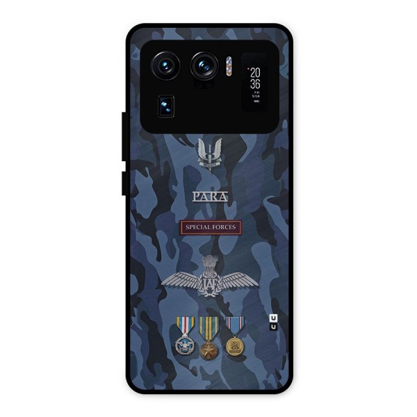 Special Forces Badge Metal Back Case for Mi 11 Ultra