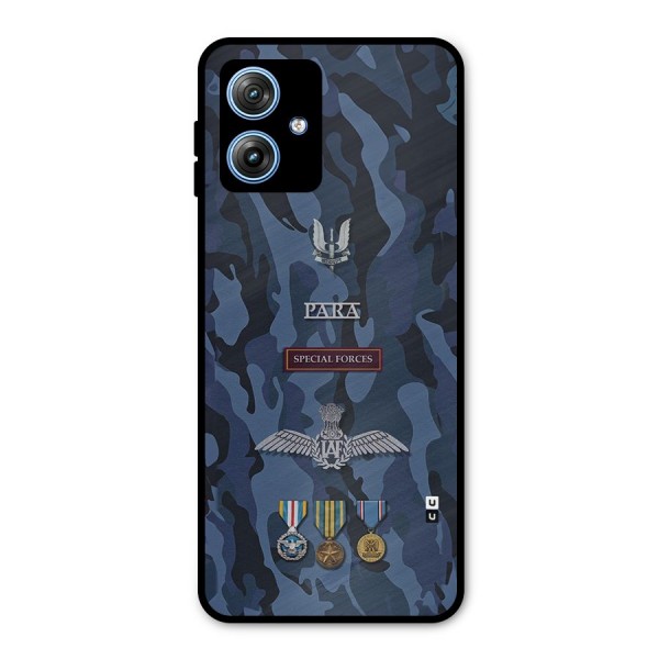 Special Forces Badge Metal Back Case for Moto G54