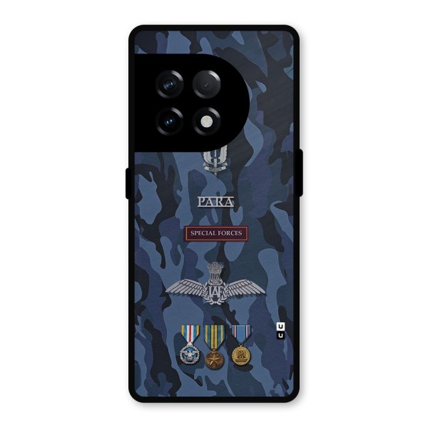 Special Forces Badge Metal Back Case for OnePlus 11R