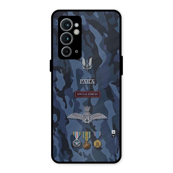 Special Forces Badge Metal Back Case for OnePlus 9RT 5G