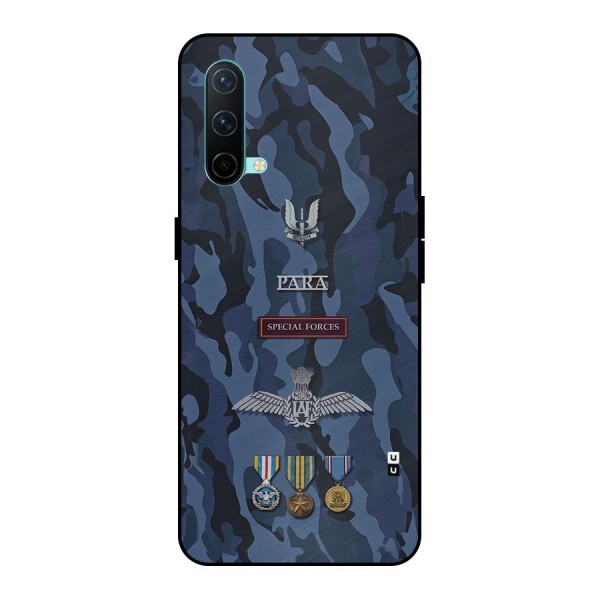 Special Forces Badge Metal Back Case for OnePlus Nord CE 5G