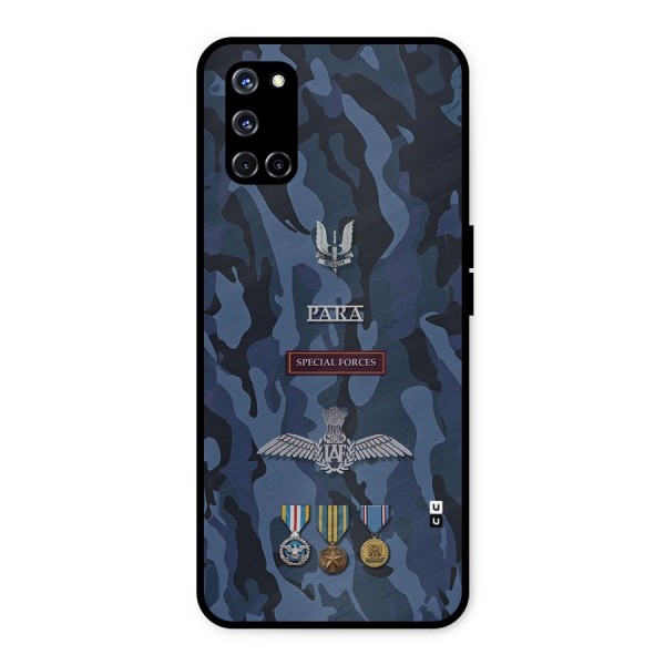 Special Forces Badge Metal Back Case for Oppo A52