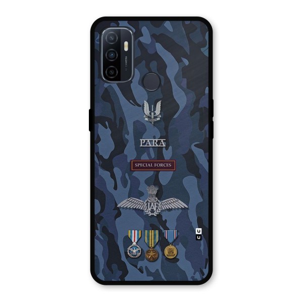 Special Forces Badge Metal Back Case for Oppo A53