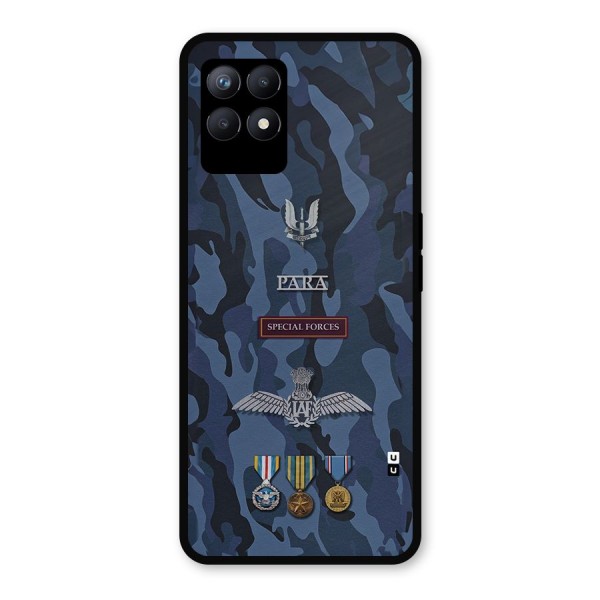 Special Forces Badge Metal Back Case for Realme 8i