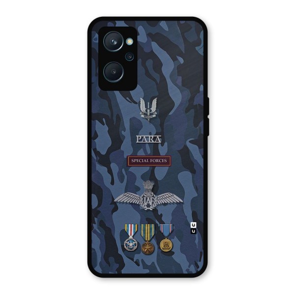 Special Forces Badge Metal Back Case for Realme 9i