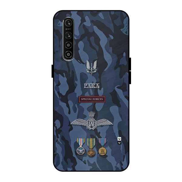 Special Forces Badge Metal Back Case for Realme XT