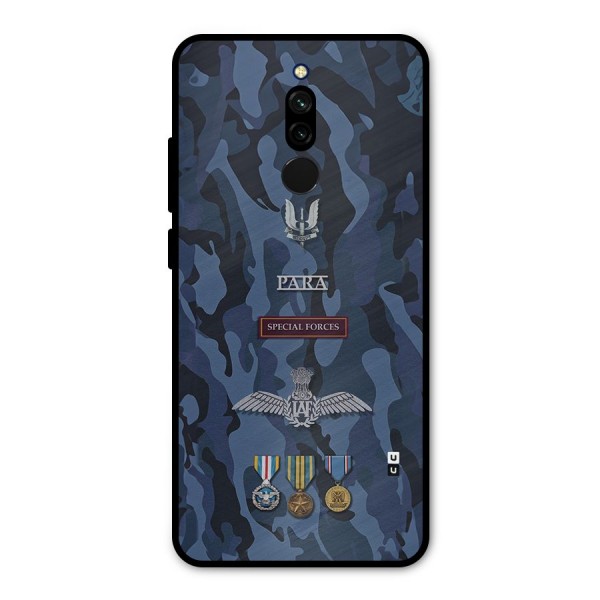 Special Forces Badge Metal Back Case for Redmi 8