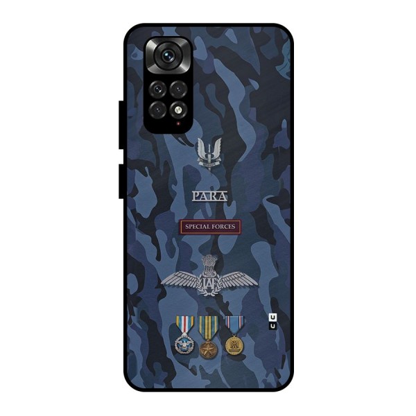 Special Forces Badge Metal Back Case for Redmi Note 11 Pro