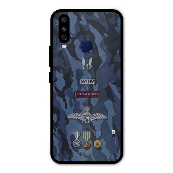 Special Forces Badge Metal Back Case for Vivo U10