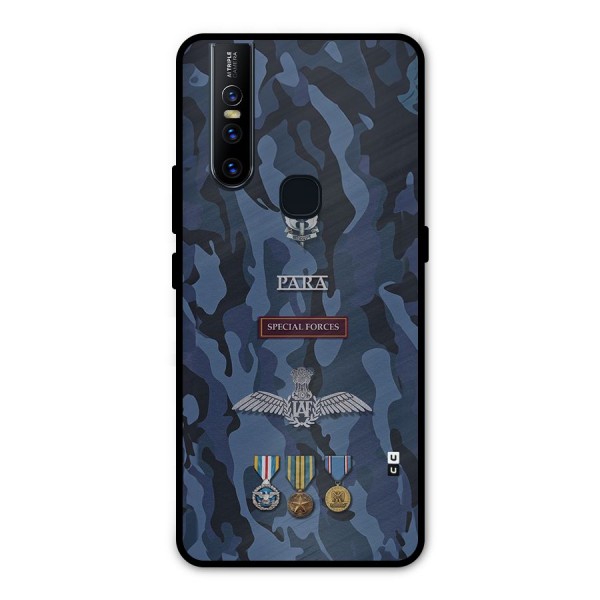 Special Forces Badge Metal Back Case for Vivo V15